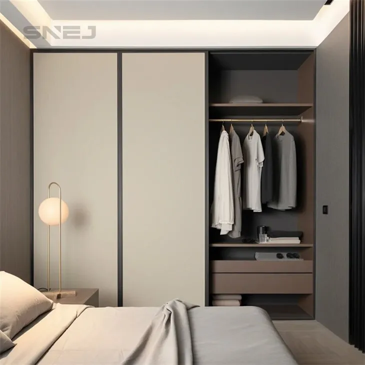 Modern Minimalist Open Wardrobe